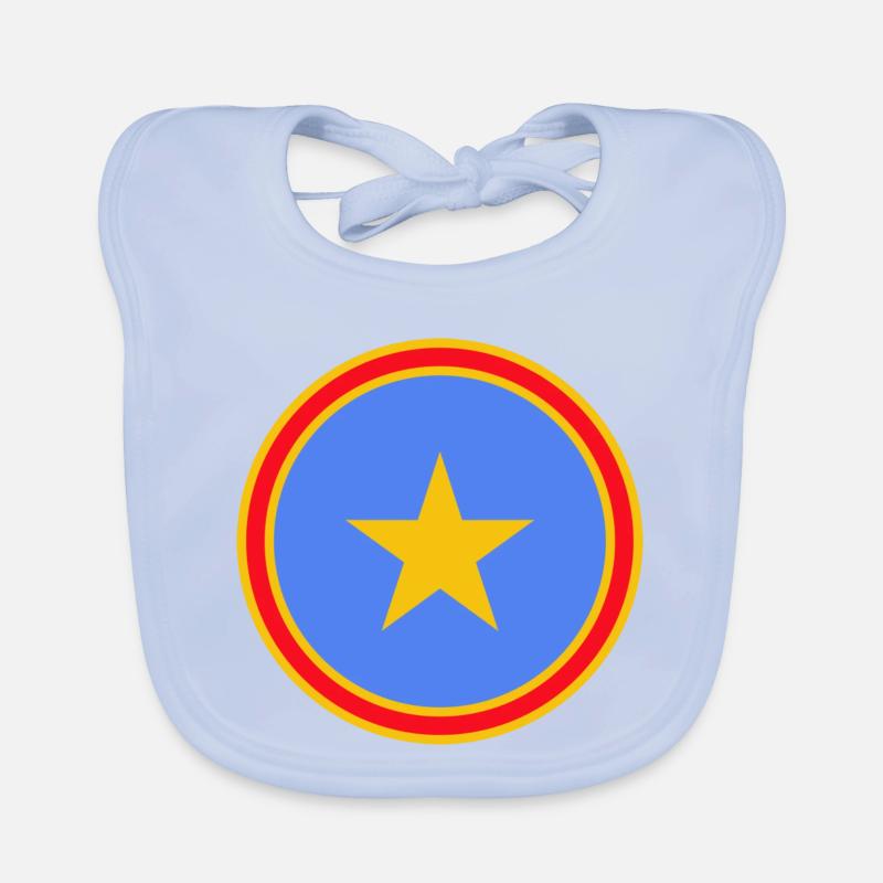 COULEURS DU CONGO Bavoir bio Bébé