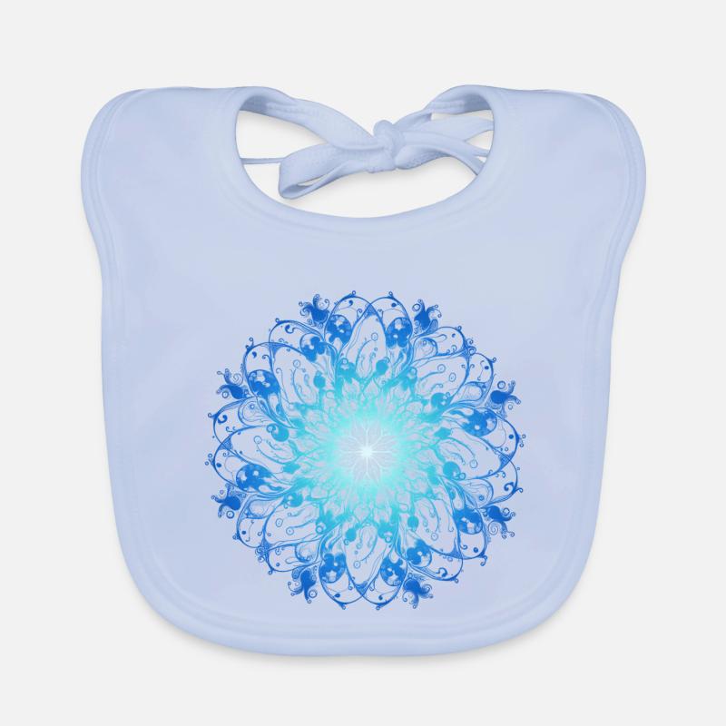 Mandala Océan Bavoir bio Bébé