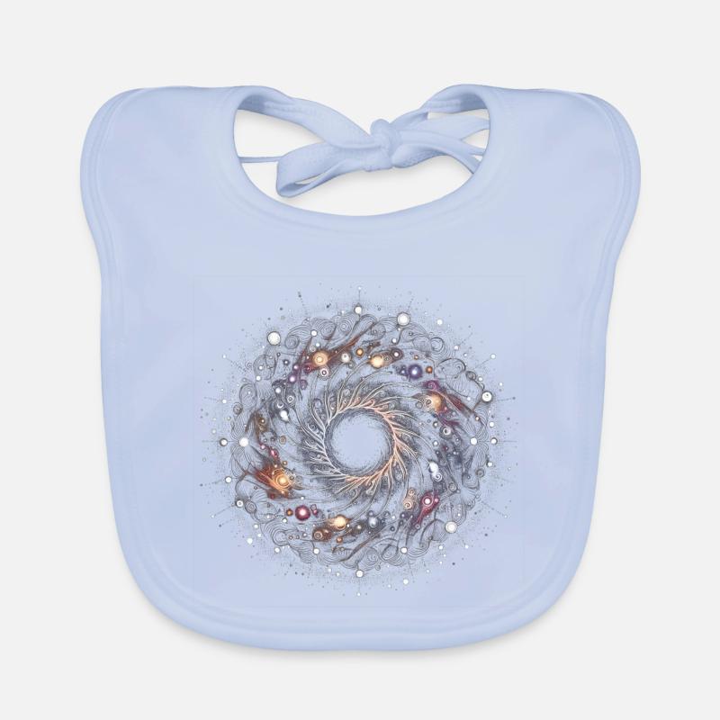 Mandala der Leere Baby Bio-Lätzchen