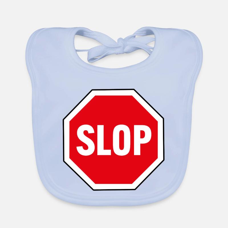 ARRÊTEZ le SLOP Bavoir bio Bébé
