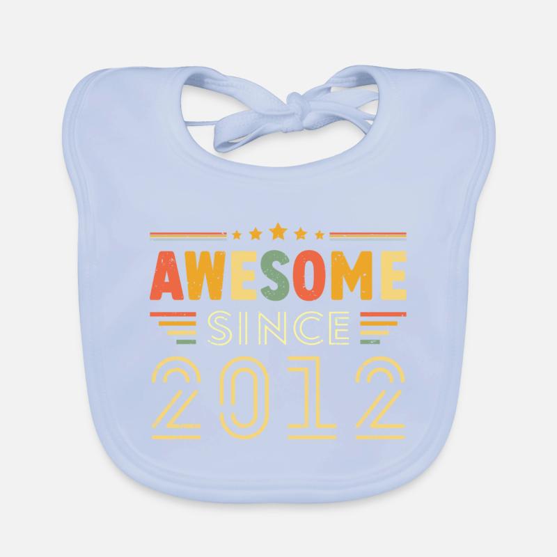 Millésime Légende 2012 Cadeau de 2012 - Né en 2012 Bavoir bio Bébé