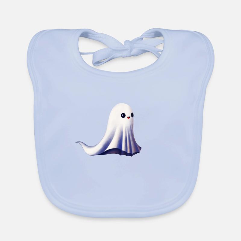 Kleiner Geist Illustration Geschenkidee - Ghost Baby Bio-Lätzchen