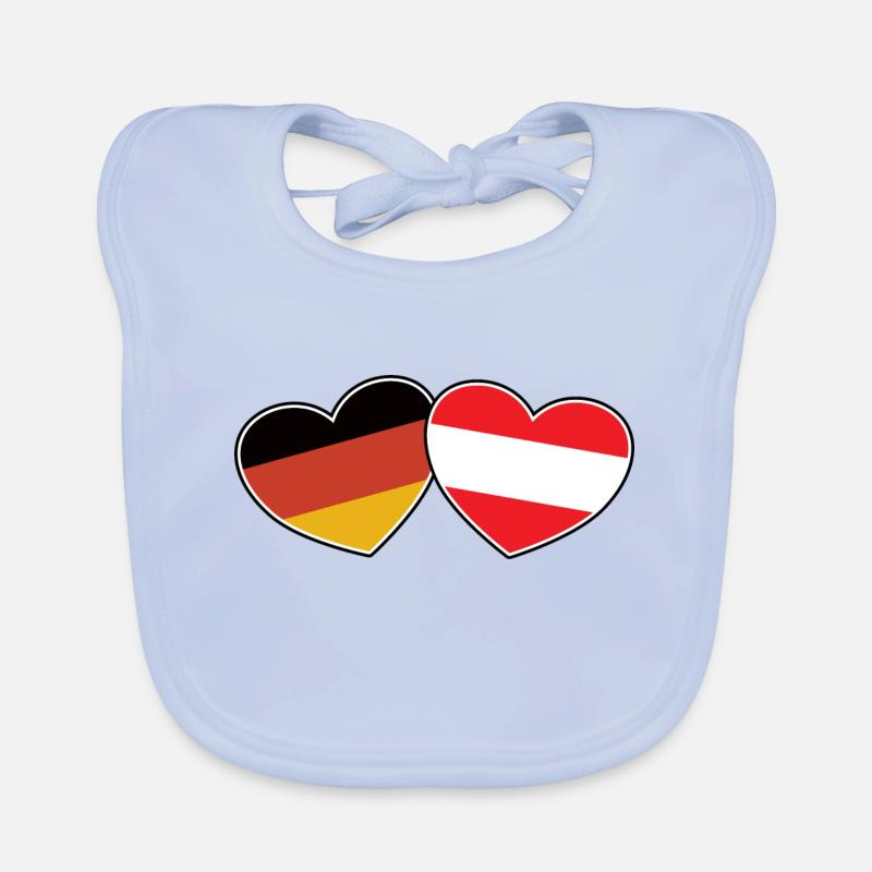 Amitié germano-autrichienne - Cadeau Bavoir bio Bébé