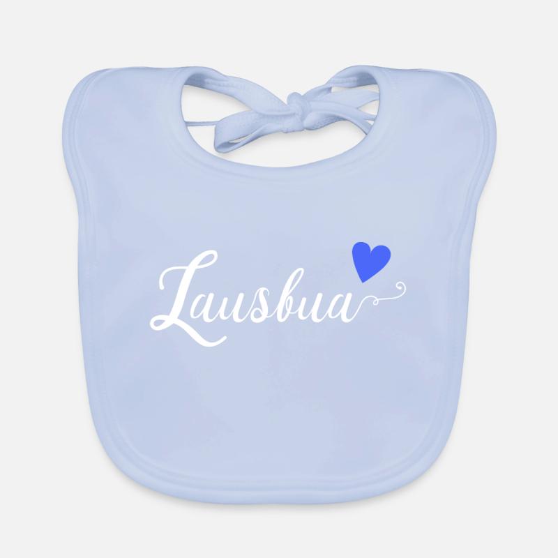 Lausbua Bavarian dialect Bavarian gift Organic Baby Bibs