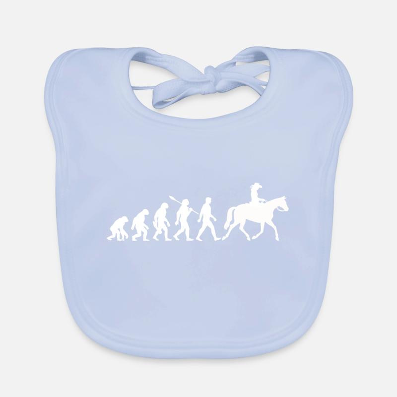 Evolution - Équitation - Équitation Western Bavoir bio Bébé