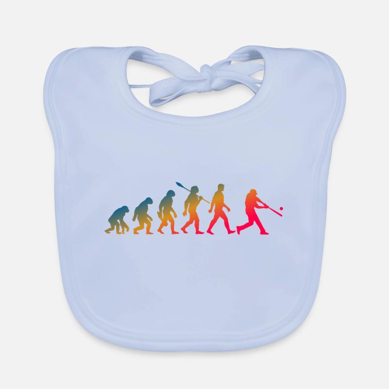 Evolution Baseball Batter Baby Bio-Lätzchen