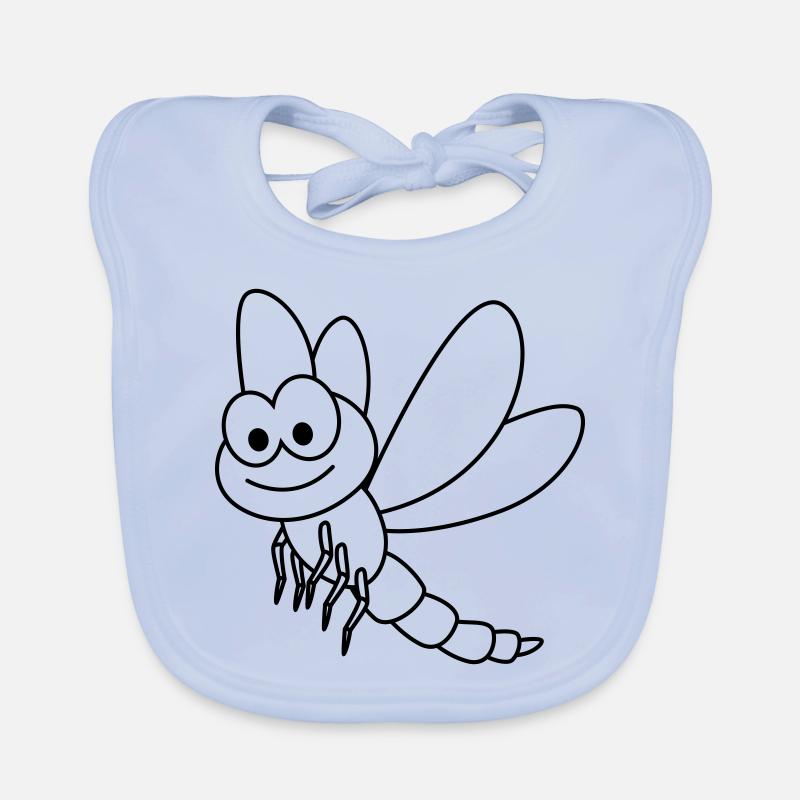 Drachenfliege libelle Baby Bio-Lätzchen