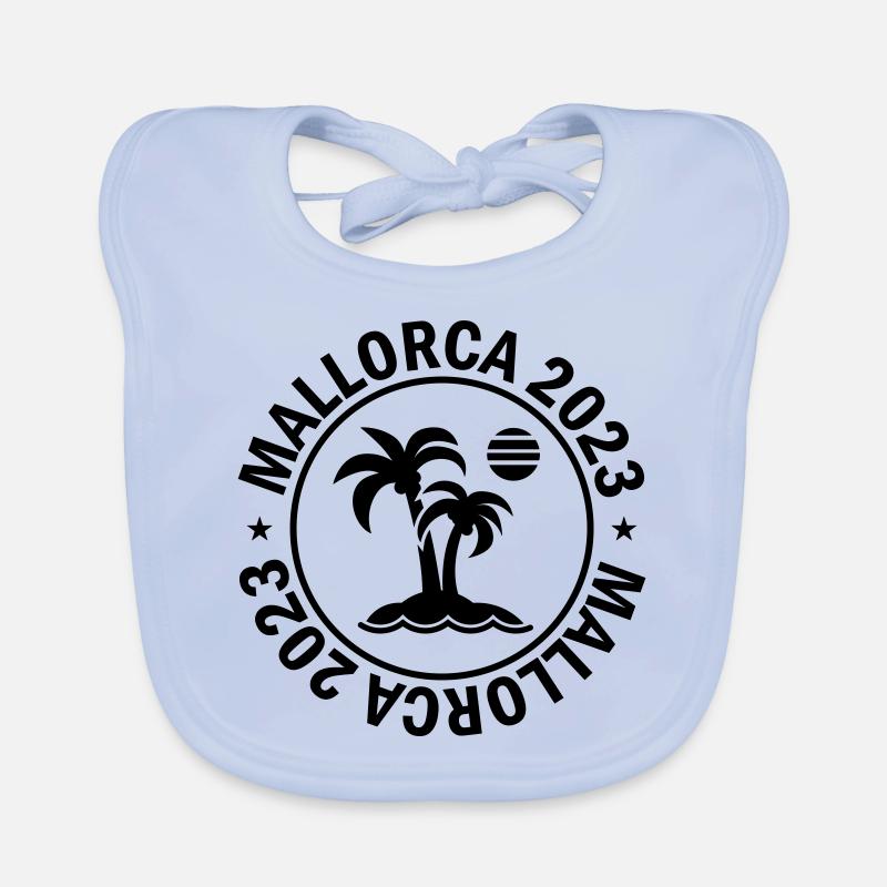 Majorque 2023 Palm Bavoir bio Bébé