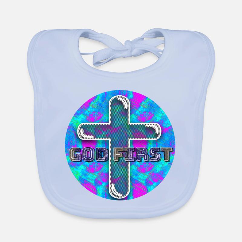 God First (Eins) Baby Bio-Lätzchen