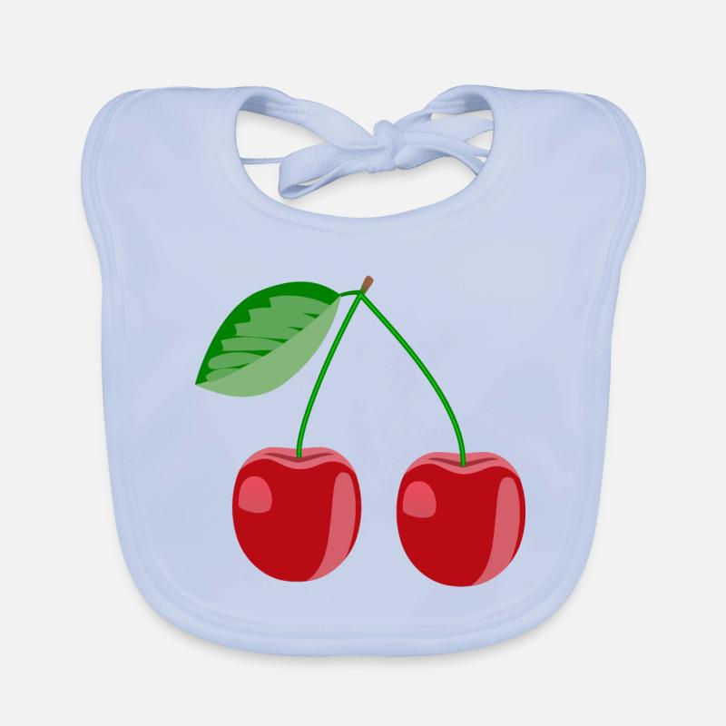 Kirsche Obst Baby Bio-Lätzchen