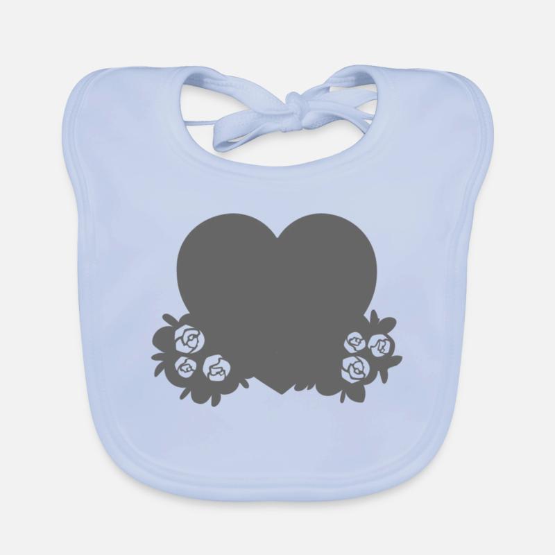 Groom and bride Organic Baby Bibs
