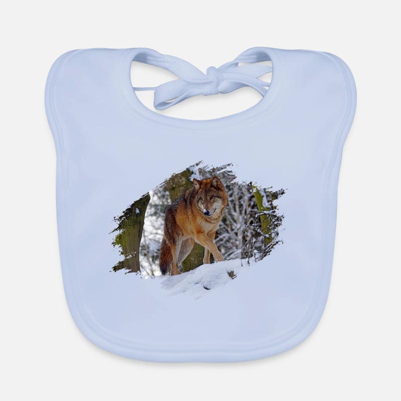 Wolf Bavoir bio Bébé