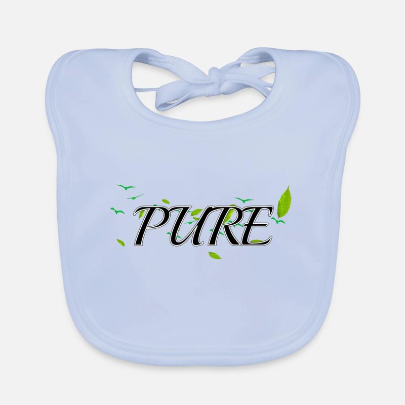 PURE BLK Organic Baby Bibs