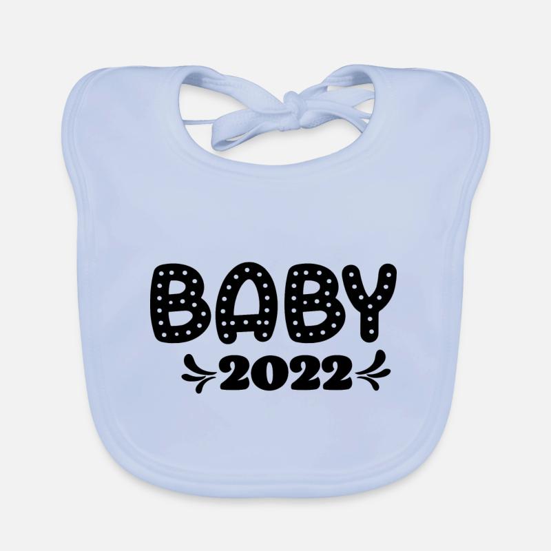 Bébé 2022 Grossesse Annonce Bébé Naissance Bavoir bio Bébé