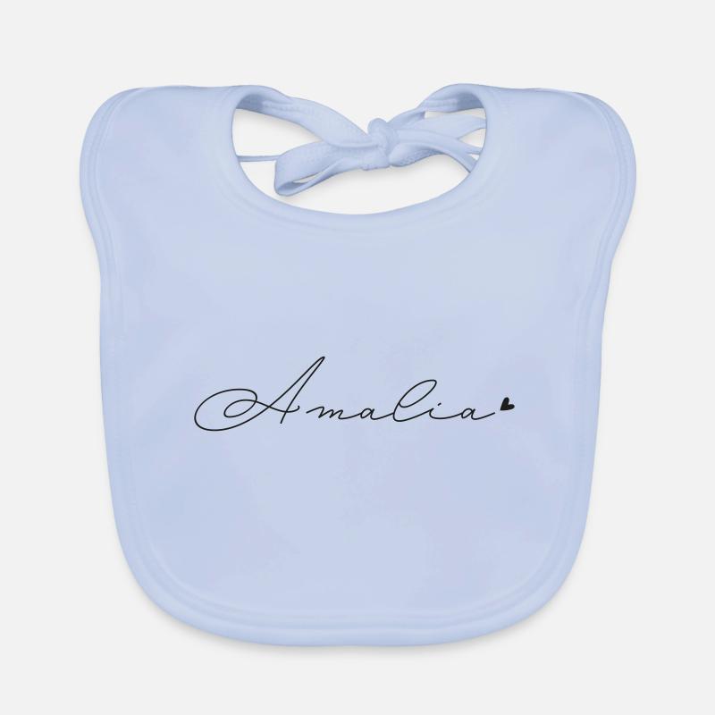 Name Amalia Baby Bio-Lätzchen