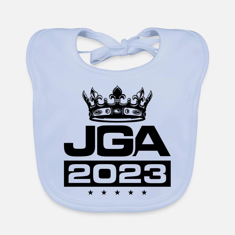 Jga 2023 Enterrement de vie de garçon Bavoir bio Bébé