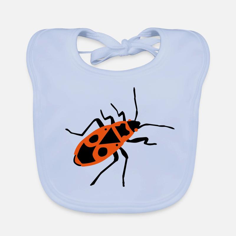 Incendie du pin - insecte - Firebug Bavoir bio Bébé