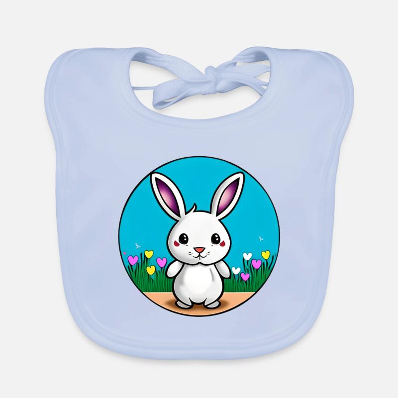 Kleiner Hase Osterhase Baby Bio-Lätzchen