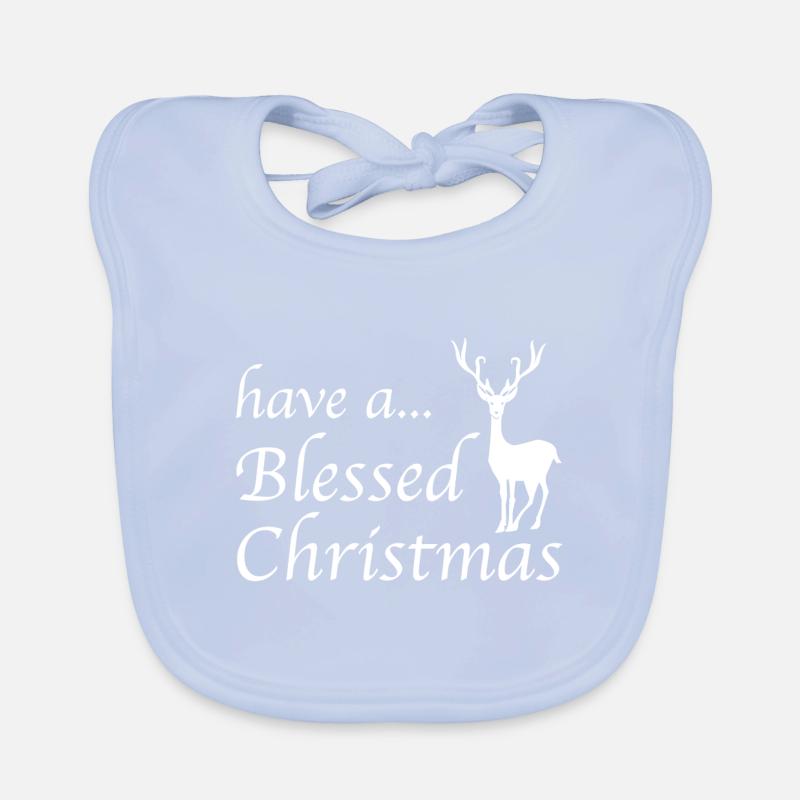 Conception chrétienne de Noël Béni Noël Bavoir bio Bébé