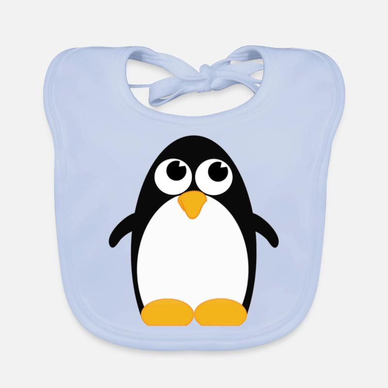 Pinguin (penguin) 01 Baby Bio-Lätzchen