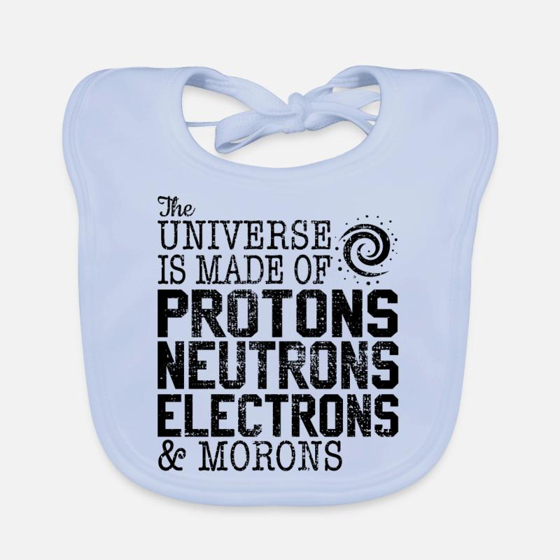 Science science funny physics Organic Baby Bibs