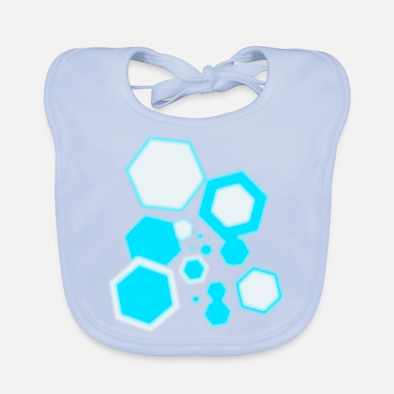 sechseck Baby Bio-Lätzchen