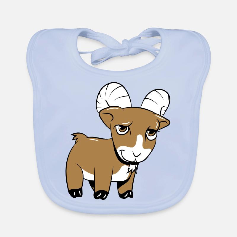 Chèvre gentiment gentille Bavoir bio Bébé