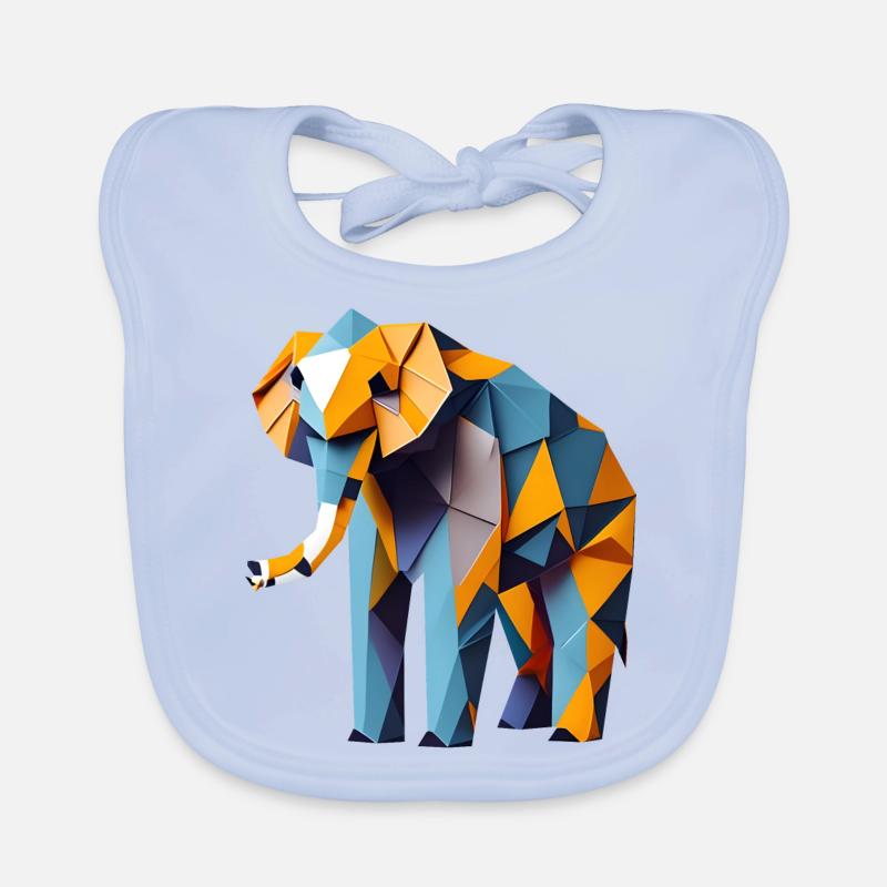 Art du papier éléphant Bavoir bio Bébé