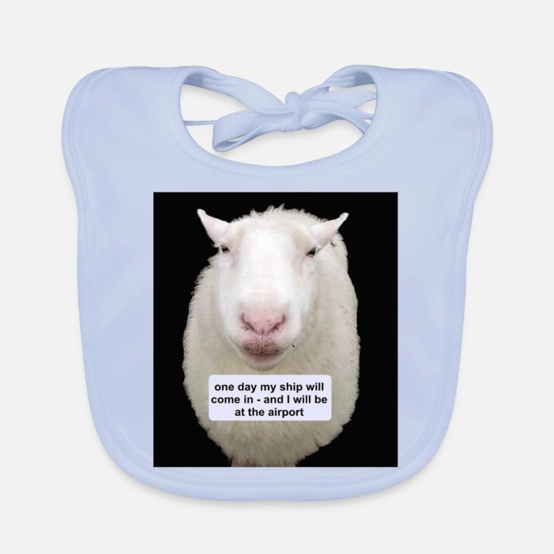 Schaf Baby Bio-Lätzchen