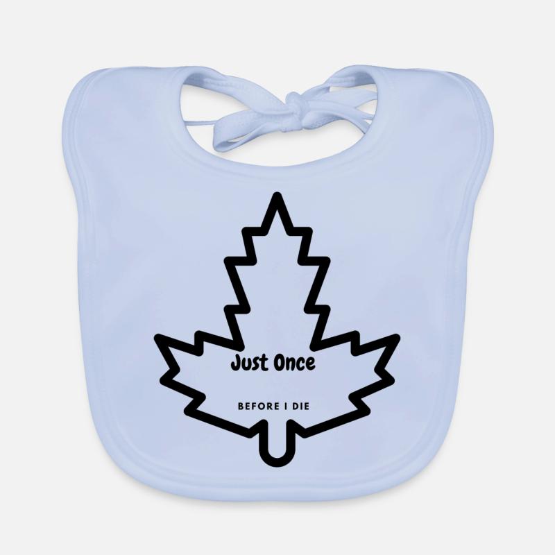 Maple Leafs "Just Once" Dark Organic Baby Bibs