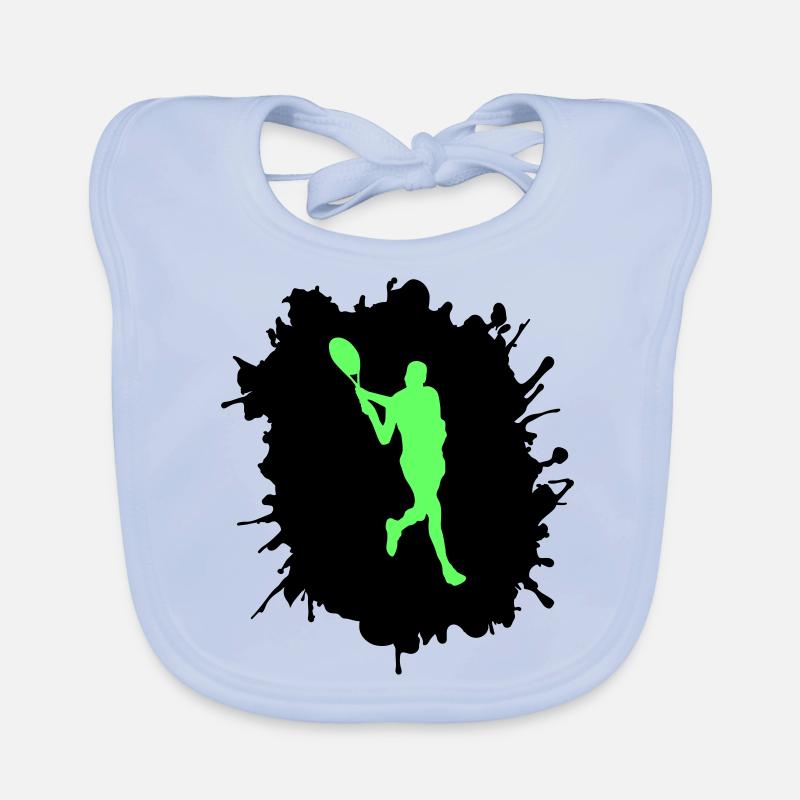 Tennis Blobs Bavoir bio Bébé