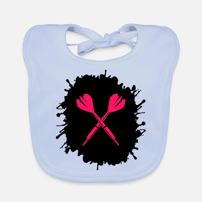 Splatter Darts Organic Baby Bibs