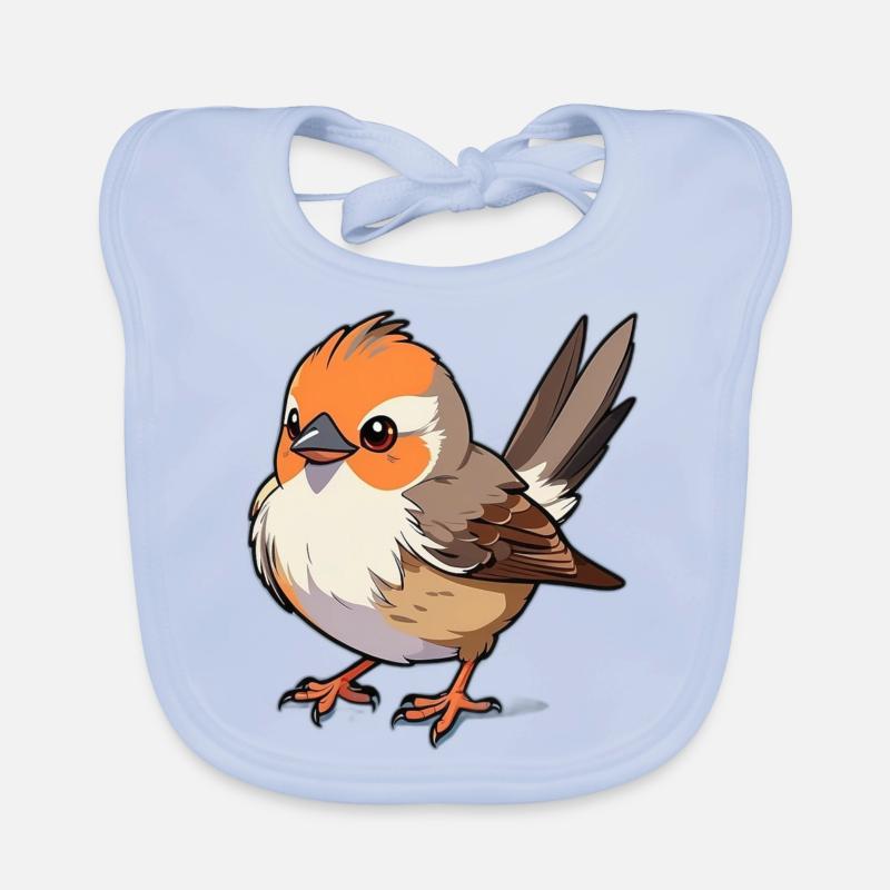 Junger Spatz Baby Bio-Lätzchen