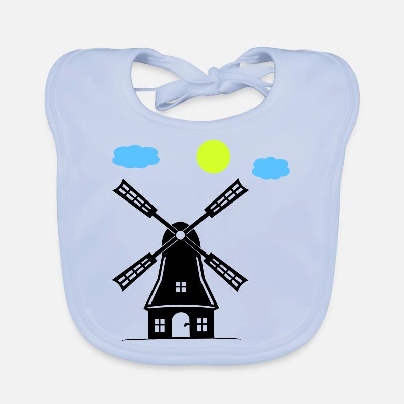 windmill Organic Baby Bibs