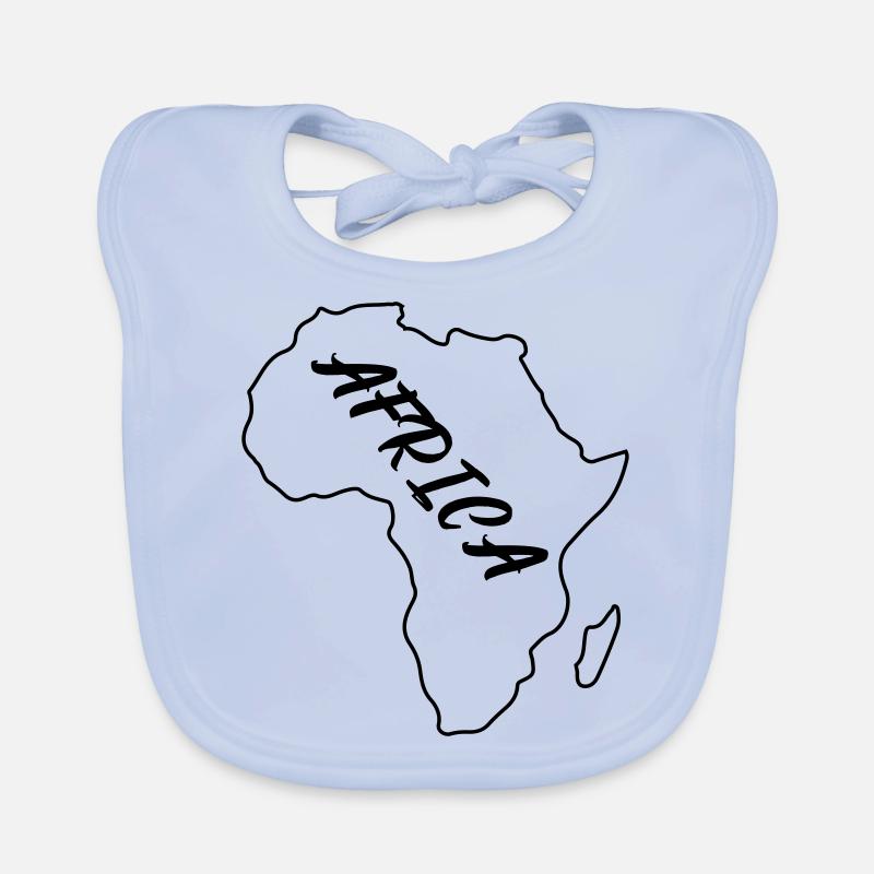 africa umriss Baby Bio-Lätzchen