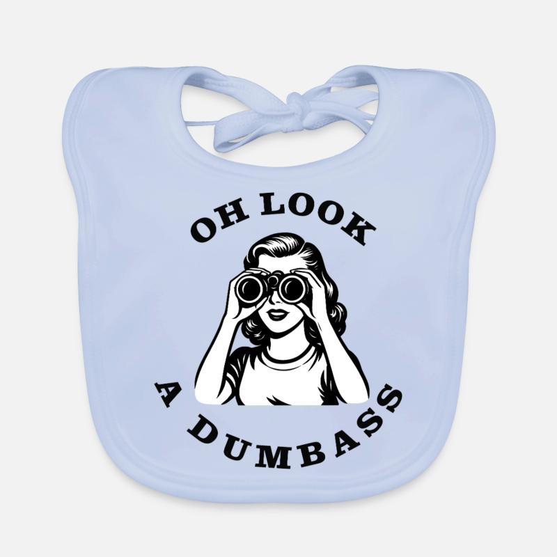 oh regarde, un idiot Bavoir bio Bébé