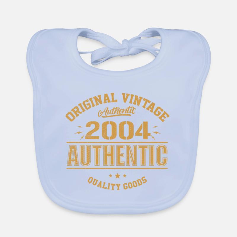 Authentisches 2004 Original Geburtstagsgeschenk 2004 Baby Bio-Lätzchen