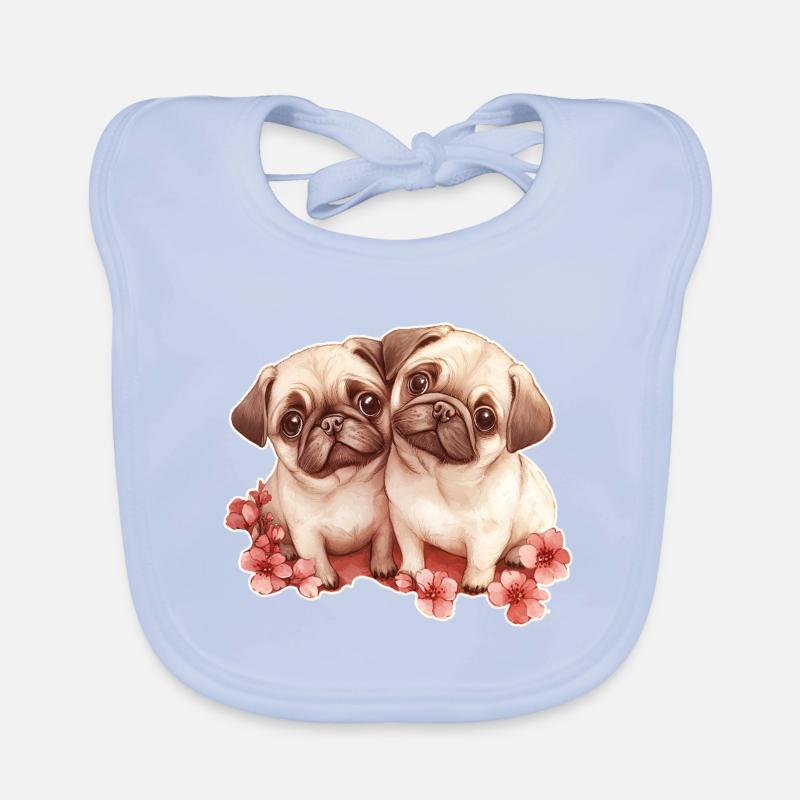 Mops Baby Bio-Lätzchen