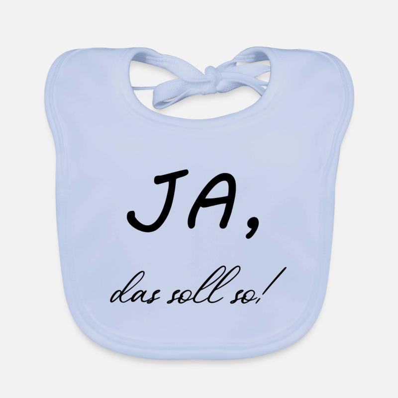 Ja, das soll so! Baby Bio-Lätzchen