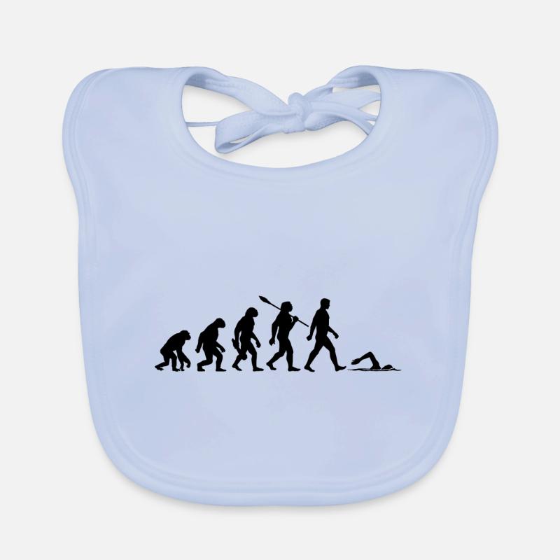 Evolution - Schwimmen - Wassersport Baby Bio-Lätzchen