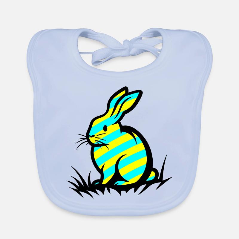 Lapin symbole de Pâques Bavoir bio Bébé