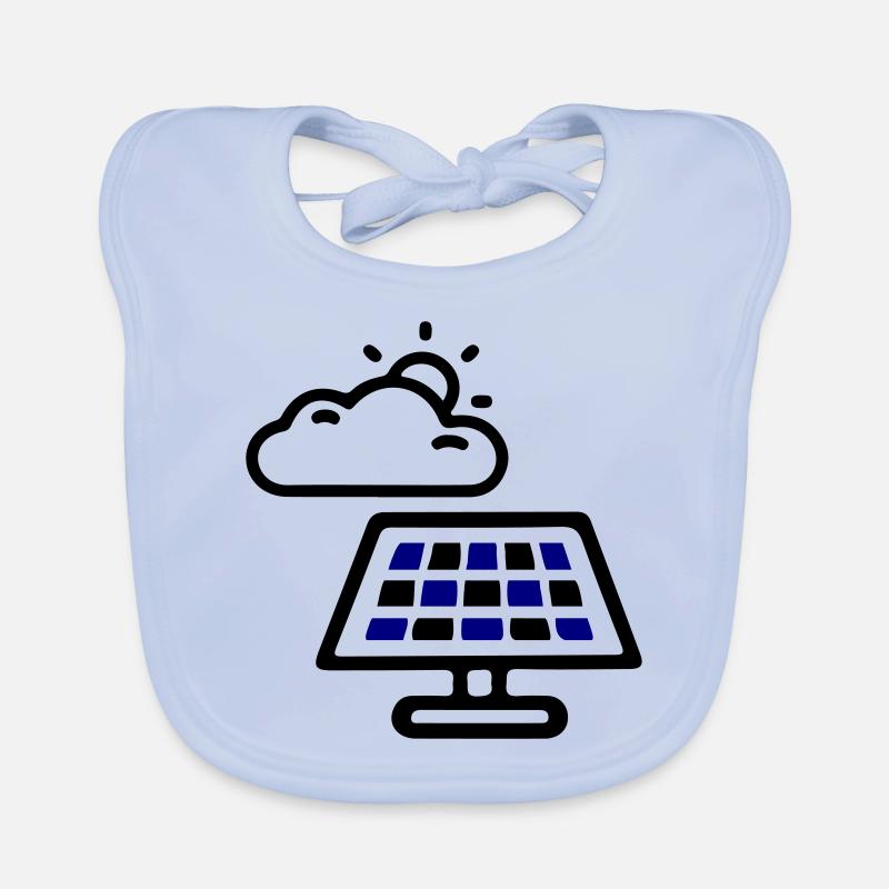 Solar Energy Panels Organic Baby Bibs