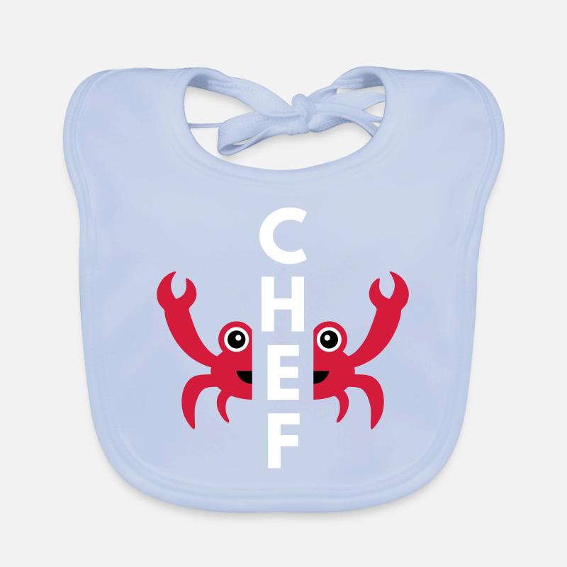 Chef (geteilte Krabbe) Baby Bio-Lätzchen
