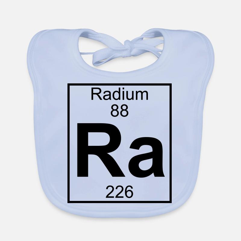 Radium (Ra) (element 88) Organic Baby Bibs