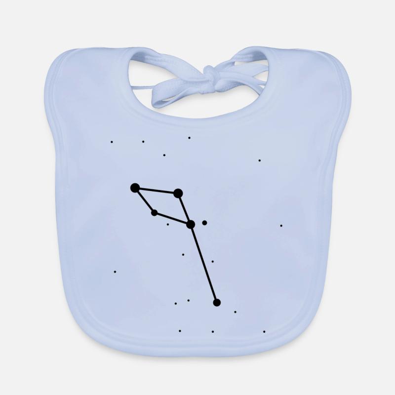 Constellation Dolphin Organic Baby Bibs