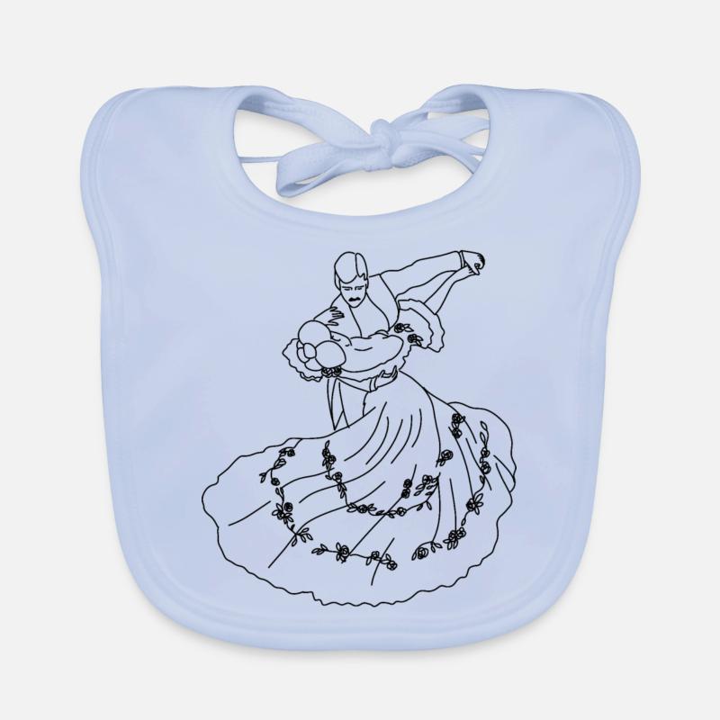 Danseurs Bavoir bio Bébé