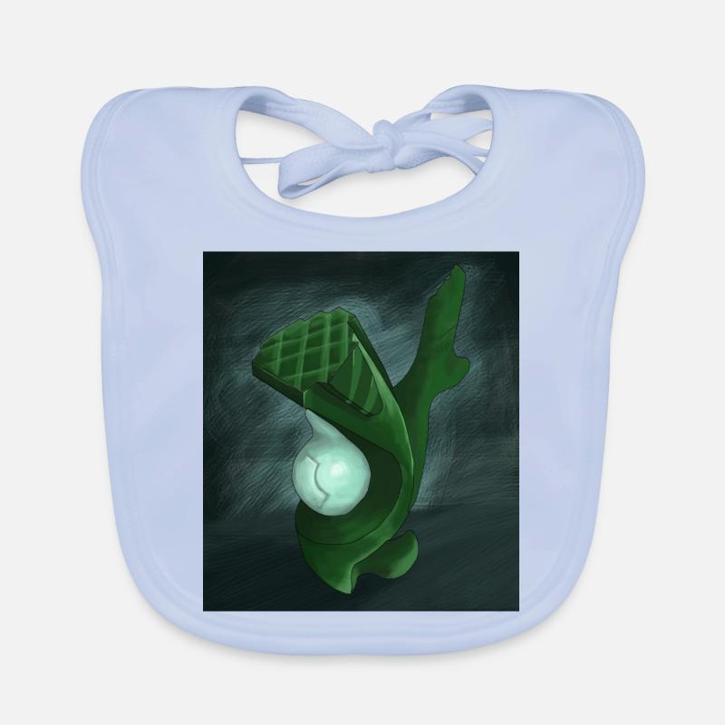 Abstrakte Skulptur Baby Bio-Lätzchen
