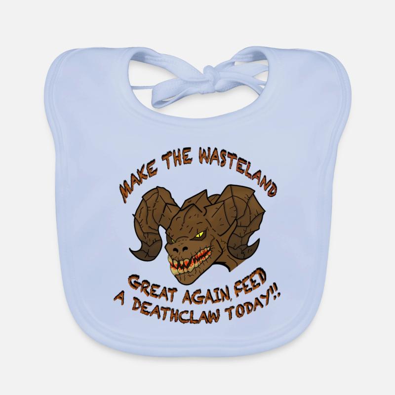 Make the wasteland great again desert version Organic Baby Bibs