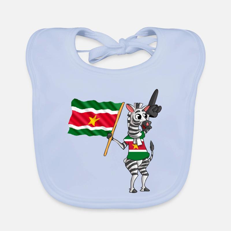 Zebra surinamien Bavoir bio Bébé