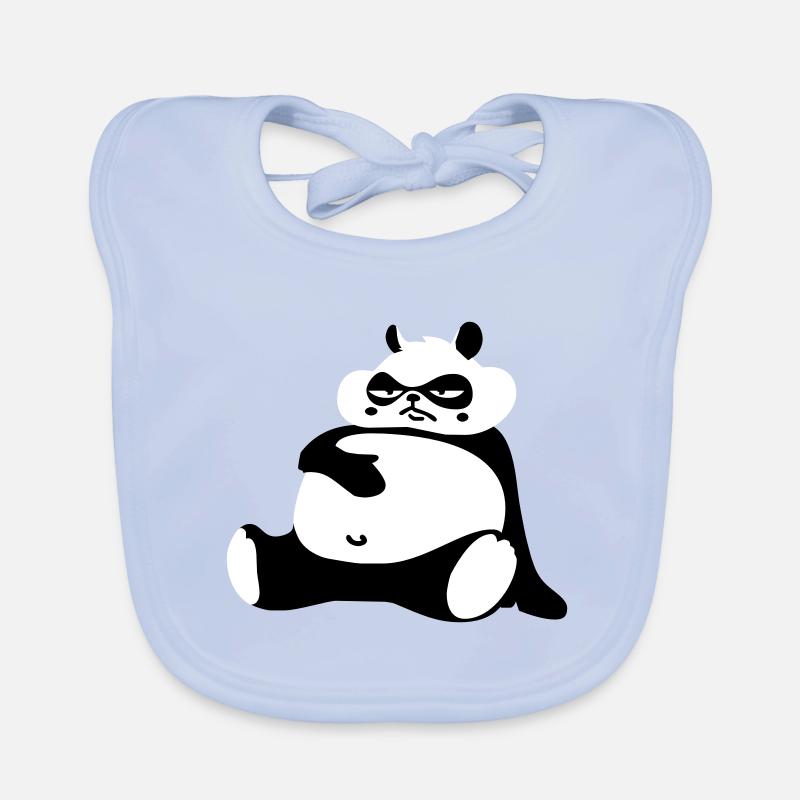 Dicker Panda Baby Bio-Lätzchen